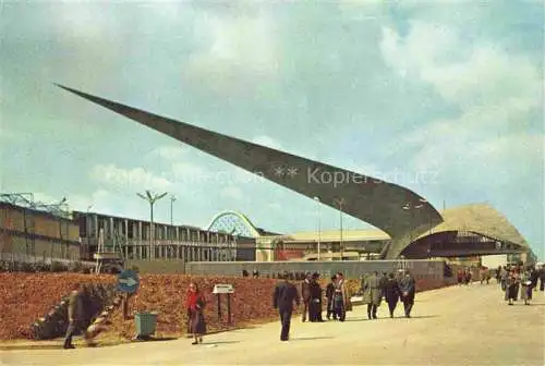 AK / Ansichtskarte Exposition Bruxelles 1958 Burgelijke Bouwkunde 