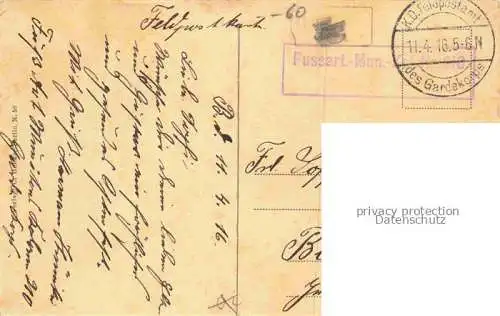 AK / Ansichtskarte Nampzel Nampcel Compiegne 60 Oise Durch Volltreffer zerstoerter Baum