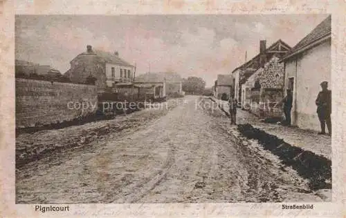 AK / Ansichtskarte Pignicourt LAON 02 Aisne Strassenbild