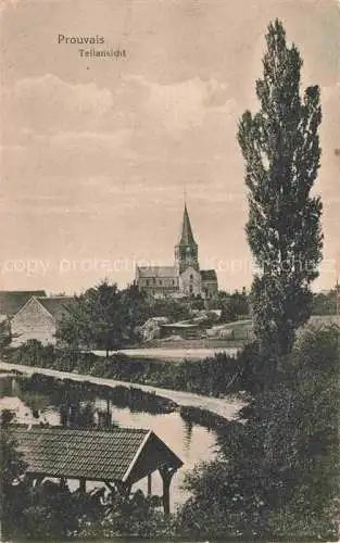 AK / Ansichtskarte Prouvais LAON 02 Aisne Vue partielle L'Eglise