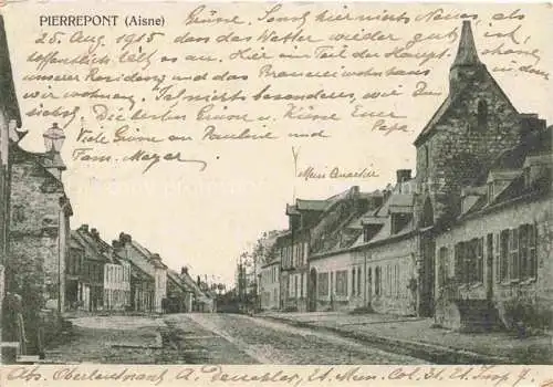AK / Ansichtskarte Pierrepont LAON 02 Aisne Ortspartie