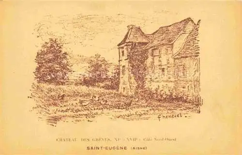 AK / Ansichtskarte Saint-Eugene Aisne Chateau des Greves Illustration