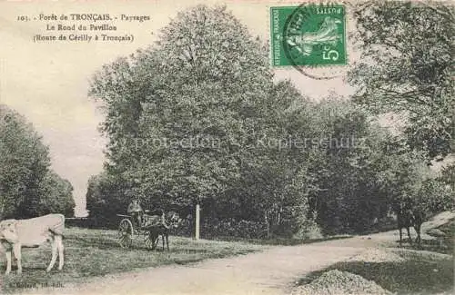 AK / Ansichtskarte Cerilly 03 Allier Foret de Troncais Paysages Le Rond du Pavillon
