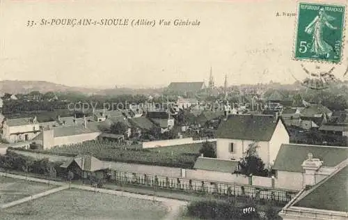 AK / Ansichtskarte St-Pourcain-sur-Sioule Moulins 03 Allier Vue generale