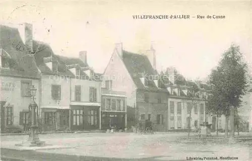 AK / Ansichtskarte Villefranche d Allier Montlucon 03 Allier Rue de Cosne