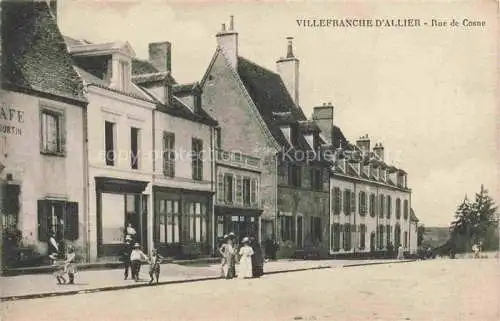 AK / Ansichtskarte Villefranche d Allier Montlucon 03 Allier Rue de Cosne