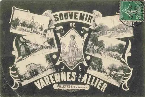 AK / Ansichtskarte Varennes-sur-Allier VICHY 03 Allier Vue partielle