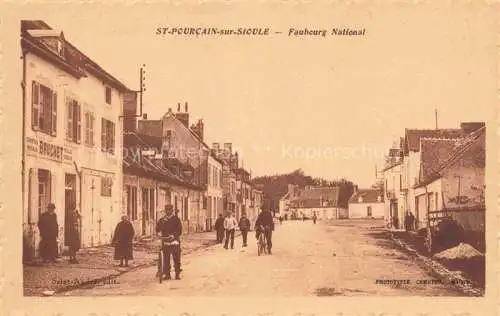AK / Ansichtskarte St-Pourcain-sur-Besbre Moulins 03 Allier Faubourg National