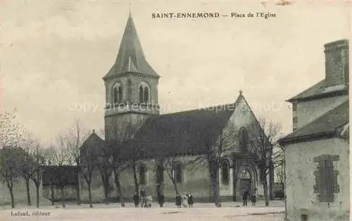 AK / Ansichtskarte Saint-Ennemond St-Ennemond Moulins 03 Allier Place de l'Eglise