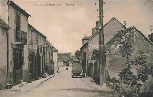 AK / Ansichtskarte Voussac Moulins 03 Allier Grande Rue