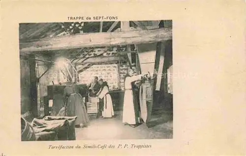 AK / Ansichtskarte Sept-Fons Abbaye de Moulins 03 Allier Torrefaction du Simili Cafe des PP Trappistes