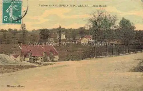 AK / Ansichtskarte Villefranche d Allier Montlucon 03 Allier Besse Moulin