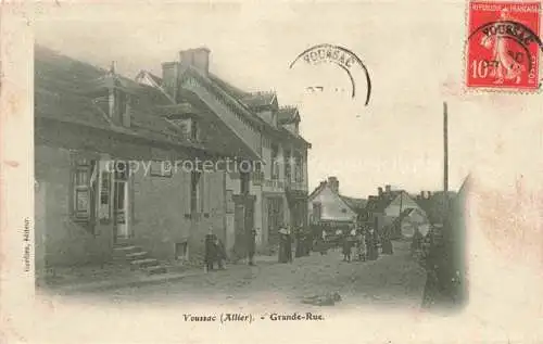 AK / Ansichtskarte Voussac Moulins 03 Allier Grande Rue