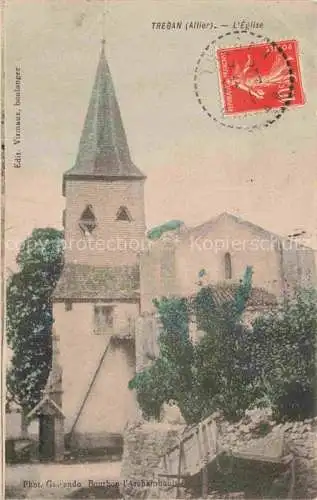 AK / Ansichtskarte Treban Moulins 03 Allier Eglise