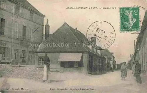 AK / Ansichtskarte Saint-Leopardin-d Augy Moulins:03 Allier Grande Rue