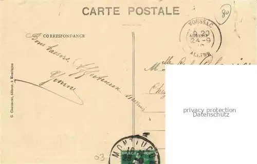 AK / Ansichtskarte MONTLUCON 03 Allier Concours international de Musique 1910