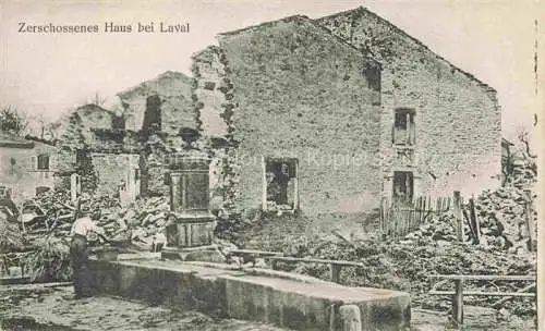 AK / Ansichtskarte Laval-en-Laonnois LAON 02 Aisne Zerstoerung in WK1