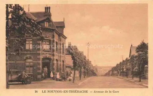 AK / Ansichtskarte Le Nouvion-en-Thierache Vervins 02 Aisne Avenue de la Gare