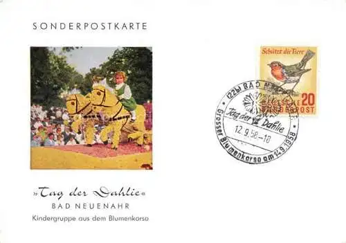 AK / Ansichtskarte BAD NEUENAHR-AHRWEILER Tag der Dahlie Kindergruppe aus dem Blumenkorso