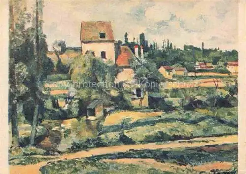 AK / Ansichtskarte CEZANNE Paul Kuenstlerkarte Le Moulin a Pontoise Mill at Pontoise