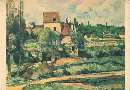 AK / Ansichtskarte CEZANNE Paul Kuenstlerkarte Le Moulin a Pontoise Mill at Pontoise
