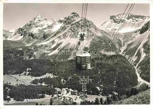 AK / Ansichtskarte Seilbahn Cable-Car Telepherique Arosa Weisshorn 