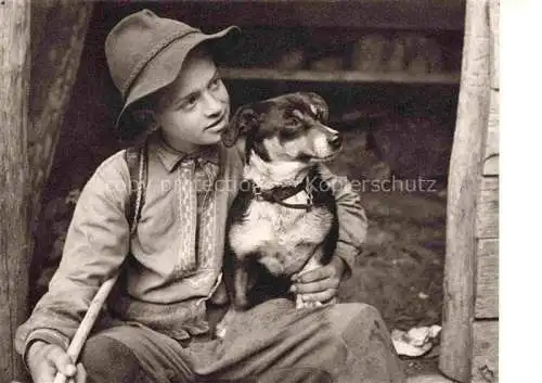 AK / Ansichtskarte Dackel Dachshund Teckel Hunde dogs Chiens Cani Blaukreuz Jugendwerk 