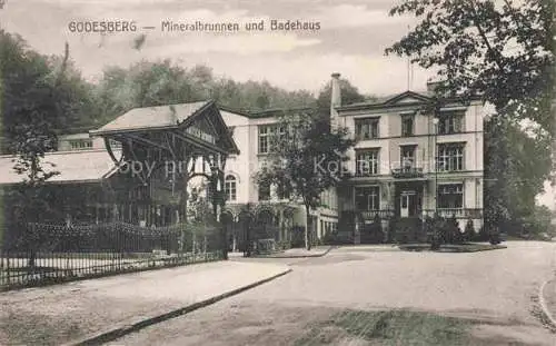 AK / Ansichtskarte Godesberg Bad Bonn Mineralbrunnen und Badehaus