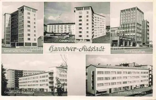AK / Ansichtskarte Suedstadt HANNOVER Constructa Hochhaus Constructa Baubloecke Stadtbibliothek