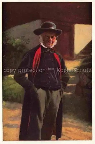 AK / Ansichtskarte HOFFMANN  Heinrich Kuenstlerkarte Der Dorfschutze