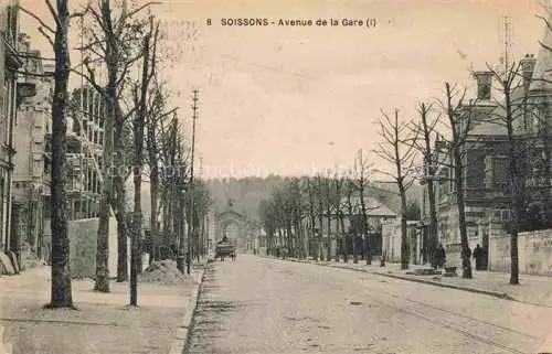AK / Ansichtskarte Soissons 02 Aisne Avenue de la Gare
