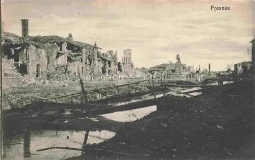 AK / Ansichtskarte Fresnes LAON 02 Aisne Ville détruite Ruines Grandes Guerre Truemmer 1. Weltkrieg
