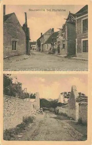 AK / Ansichtskarte Bouconville-Vauclair LAON 02 Aisne Zerstoerte Strassenpartien Truemmer 1. Weltkrieg