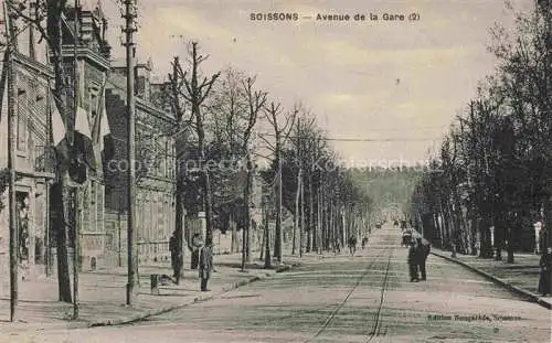 AK / Ansichtskarte Soissons 02 Aisne Avenue de la Gare