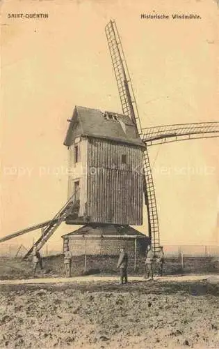 AK / Ansichtskarte Saint-Quentin 02 Aisne Historische Windmuehle