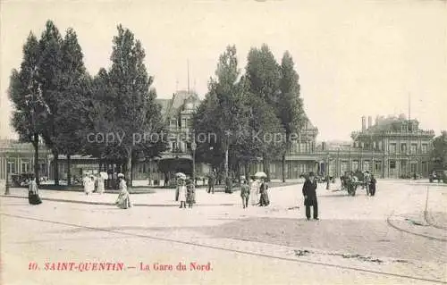 AK / Ansichtskarte Saint-Quentin 02 Aisne La Gare du Nord