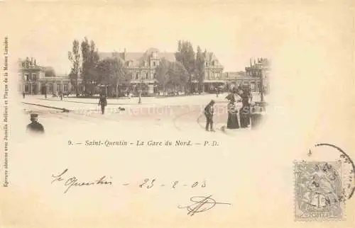 AK / Ansichtskarte Saint-Quentin 02 Aisne La Gare du Nord