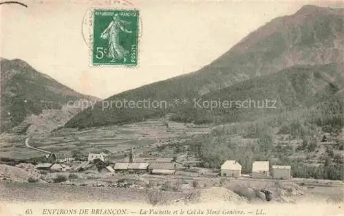 AK / Ansichtskarte La Vachette Briancon 05 Hautes-Alpes Vue générale et Col du Mont Genêvre