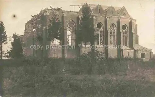 AK / Ansichtskarte La Fere LAON 02 Aisne Eglise détruite Zerstoerte Kirche Truemmer 1. Weltkrieg
