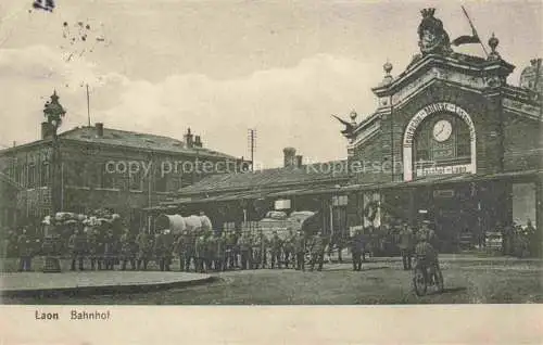 AK / Ansichtskarte LAON 02 Aisne La Gare Bahnhof