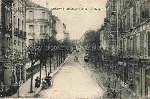 AK / Ansichtskarte Annonay Tournon 07 Ardeche Boulevard de la République