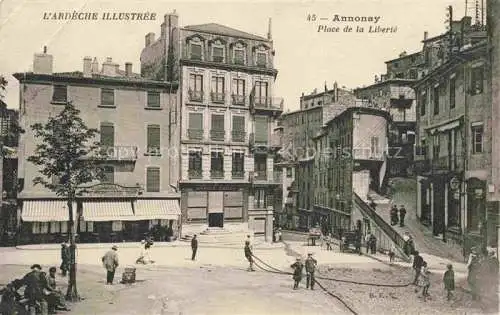 AK / Ansichtskarte Annonay Tournon 07 Ardeche Place de la Liberté