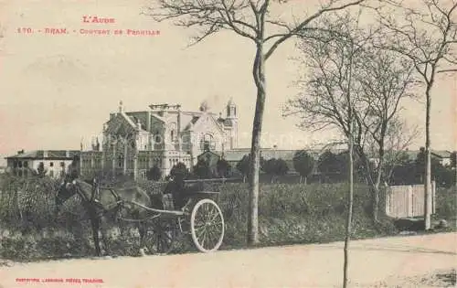 AK / Ansichtskarte Bram Carcassonne 11 Aude Couvent de Prouille Pferdedroschke