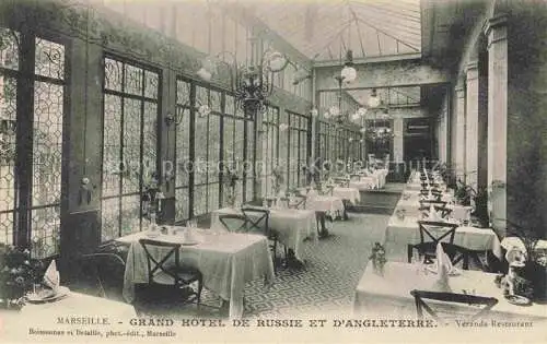 AK / Ansichtskarte MARSEILLE 13 Grand Hôtel de Russie et d'Angleterre Restaurant