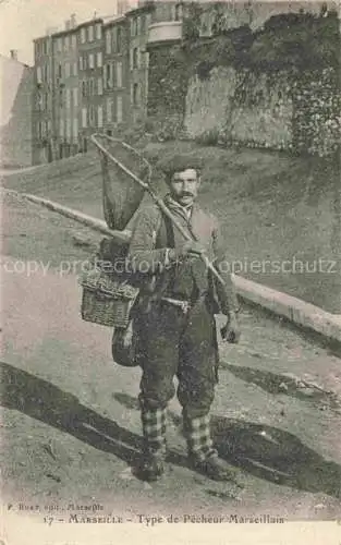 AK / Ansichtskarte MARSEILLE 13 Type de Pêcheur Marseillais