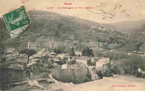 AK / Ansichtskarte Alet-les-Bains Limoux 11 Aude Les remparts et vue générale