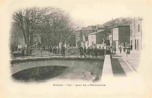 AK / Ansichtskarte Auriol Marseille 13 Bouches-du-Rhone Quai de l'Huveaune