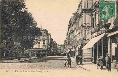 AK / Ansichtskarte CAEN 14 Rue de Strasbourg