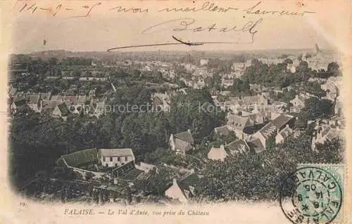 AK / Ansichtskarte Falaise  CAEN 14 Calvados Panorama Val d'Ante vue prise du château