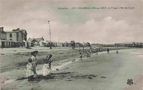 AK / Ansichtskarte Courseulles-sur-Mer CAEN 14 Calvados La plage à marée haute